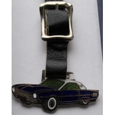 Ford Thunderbird Watch Fob With Leather Strap.